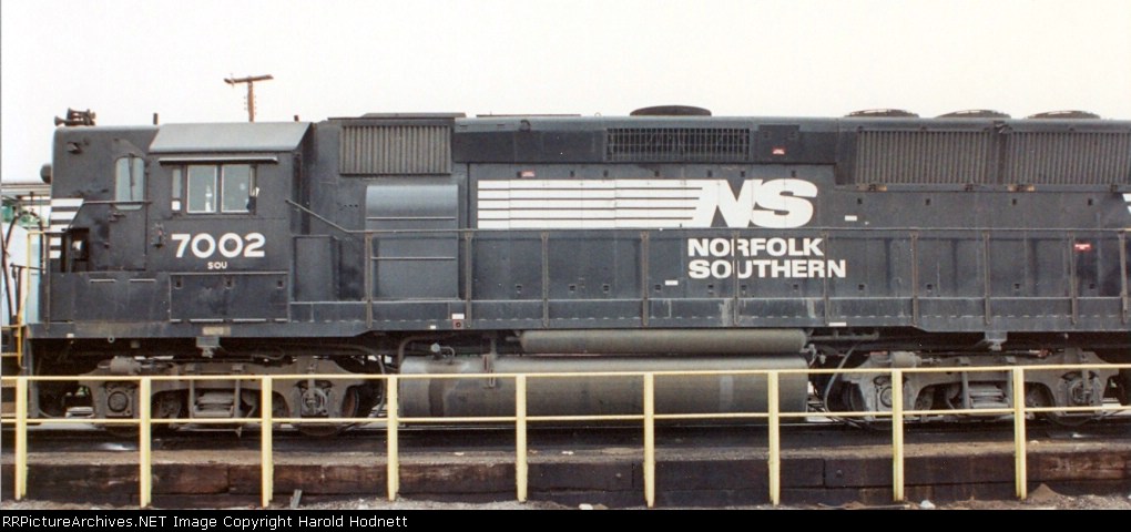 NS 7002 sits at the fuel racks